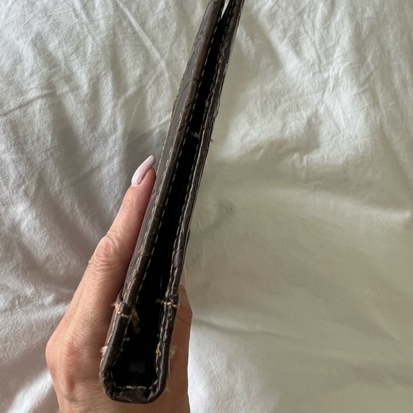 Fossil | Brown Leather Agenda Day Planner Cover | Wisconsin Badgers - Picture 8 of 8